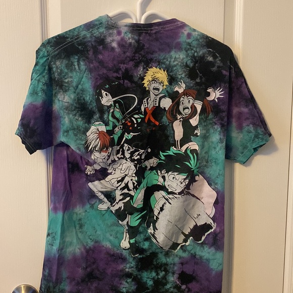 My Hero Academia tie dyed t-shirt 100% cotton - Picture 3 of 3